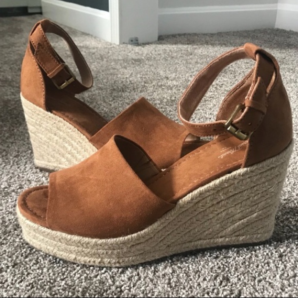 Espadrille sandals, worn maybe 3 times